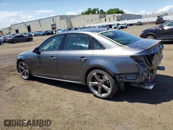 2018 Audi S4 Premium Plus with VIN WAUB4AF45JA100763, listed as a Copart auction lot 57312904 with 91,328 mi miles. Bid and sale history available at carsss.com. Image 2.