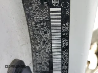 2013 Toyota Prius One with VIN JTDKN3DU1D5550647, listed as a Copart auction lot 49250345 with 129,714 mi miles and Salvage Title. Bid and sale history available at carsss.com. Image 14.