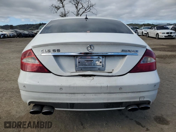 2006 Mercedes-Benz CLS-Class AMG with VIN WDDDJ76X66A014683, listed as a Copart auction lot 45760745 with 175,235 mi miles and Salvage Title. Bid and sale history available at carsss.com. Image 6.