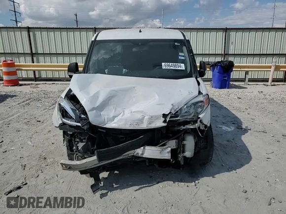 2016 Ram ProMaster City Cargo Tradesman with VIN ZFBERFAT1G6B00340, listed as a Copart auction lot 69649894 with 235,619 mi miles and Salvage Title. Bid and sale history available at DreamBid. Image 11.