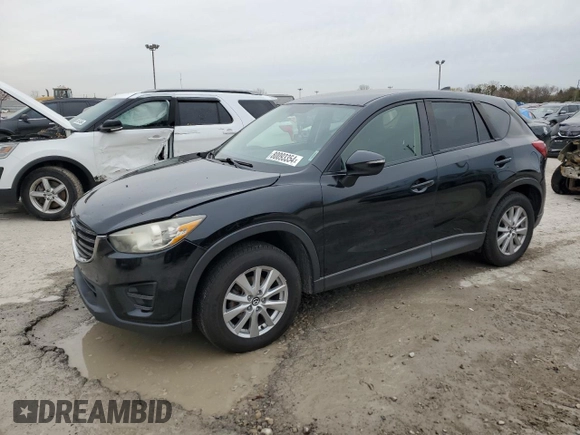 2016 Mazda CX-5 Sport with VIN JM3KE2BE7G0690233, listed as a Copart auction lot 80093354 with 117,234 mi miles and Salvage Title. Bid and sale history available at carsss.com. Image 1.