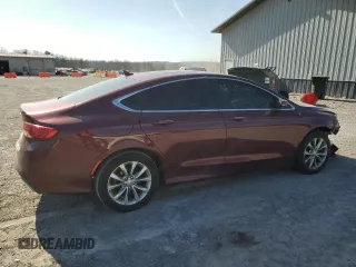 2015 Chrysler 200 C with VIN 1C3CCCCG0FN690248, listed as a Copart auction lot 46929005 with 121,908 mi miles and Salvage Title. Bid and sale history available at carsss.com. Image 3.