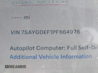 2023 Tesla Model Y Performance with VIN 7SAYGDEF1PF864976, listed as a IAAI auction lot 41667676 with Not Provided miles and . Bid and sale history available at DreamBid. Image 9.