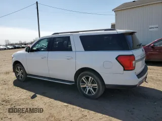 2023 Ford Expedition Max XLT with VIN 1FMJK1J83PEA13732, listed as a Copart auction lot 52970035 with 34,123 mi miles and Salvage title. Bid and sale history available at DreamBid. Image 2.