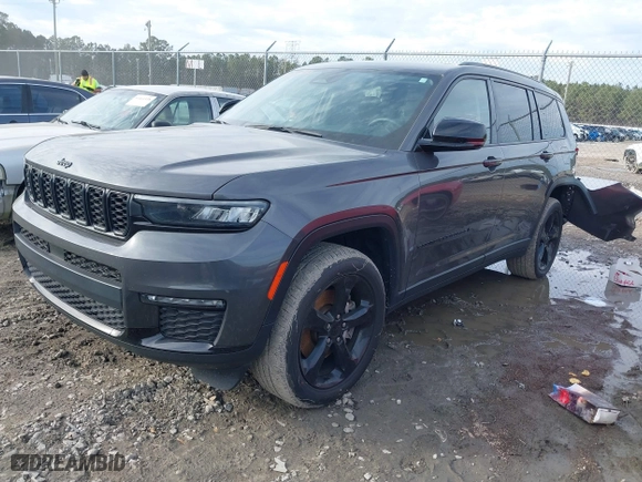 2022 Jeep Grand Cherokee L Limited with VIN 1C4RJJBG3N8570684, listed as a IAAI auction lot 41351393 with 57,338 mi miles. Bid and sale history available at carsss.com. Image 17.