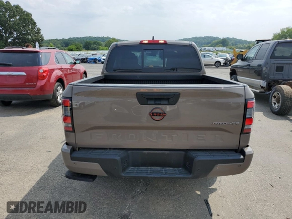 2022 Nissan Frontier S with VIN 1N6ED1EK2NN657710, listed as a Copart auction lot 63081873 with 15,030 mi miles. Bid and sale history available at carsss.com. Image 6.