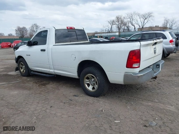 2010 Dodge Ram 1500 ST with VIN 3D7JB1EK6AG191425, listed as a IAAI auction lot 41900080 with NaN miles. Bid and sale history available at carsss.com. Image 3.