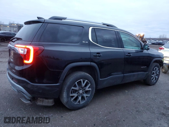 2021 GMC Acadia SLE with VIN 1GKKNRLSXMZ137772, listed as a Copart auction lot 85474484 with 44,932 mi miles and Salvage Title. Bid and sale history available at carsss.com. Image 3.