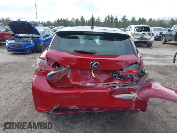 2012 Lexus CT 200h with VIN JTHKD5BH3C2117141, listed as a IAAI auction lot 41945848 with 100,299 mi miles and . Bid and sale history available at DreamBid. Image 17.