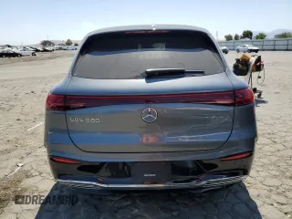 2023 Mercedes-Benz EQS with VIN 4JGDM4EB0PA021292, listed as a Copart auction lot 59878364 with 602 mi miles and Salvage Title. Bid and sale history available at carsss.com. Image 6.