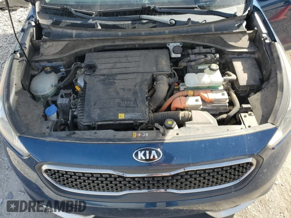 2019 Kia Niro LX with VIN KNDCB3LC4K5223128, listed as a Copart auction lot 45723585 with 110,587 mi miles and Salvage Title. Bid and sale history available at DreamBid. Image 12.
