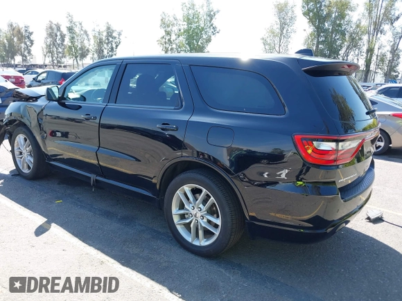 2022 Dodge Durango GT Plus with VIN 1C4RDHDG4NC130855, listed as a IAAI auction lot 41981427 with 35,254 mi miles and . Bid and sale history available at DreamBid. Image 3.