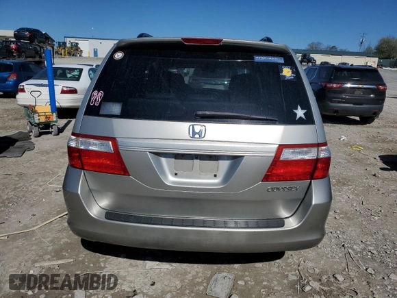 2006 Honda Odyssey EX-L with VIN 5FNRL38686B420107, listed as a Copart auction lot 49834035 with 157,304 mi miles and Salvage Title. Bid and sale history available at carsss.com. Image 6.