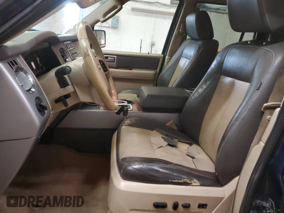 2008 Ford Expedition EL Eddie Bauer with VIN 1FMFK18528LA46090, listed as a Copart auction lot 47386824 with 188,205 mi miles and Clean Title. Bid and sale history available at carsss.com. Image 7.