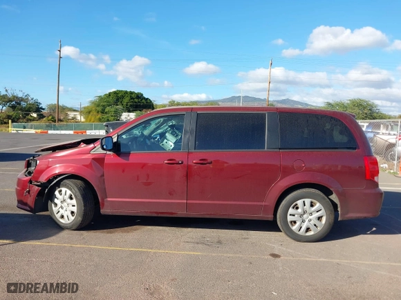 2018 Dodge Grand Caravan SE Plus with VIN 2C4RDGBG6JR137482, listed as a IAAI auction lot 41176029 with 47,651 mi miles. Bid and sale history available at carsss.com. Image 15.