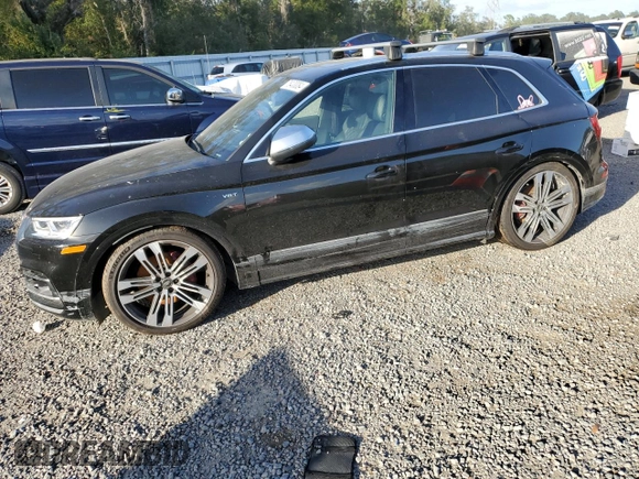 2018 Audi SQ5 Prestige with VIN WA1C4AFY8J2146263, listed as a Copart auction lot 75400084 with Not Provided miles and Non Repairable. Bid and sale history available at DreamBid. Image 1.
