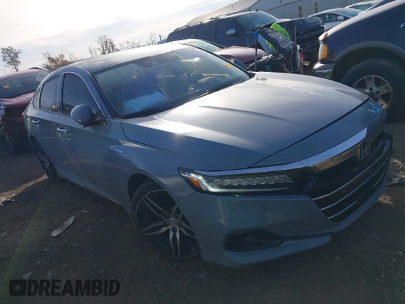 2021 Honda Accord Touring with VIN 1HGCV3F91MA002413, listed as a IAAI auction lot 40682887 with 101,653 mi miles and . Bid and sale history available at DreamBid. Image 1.