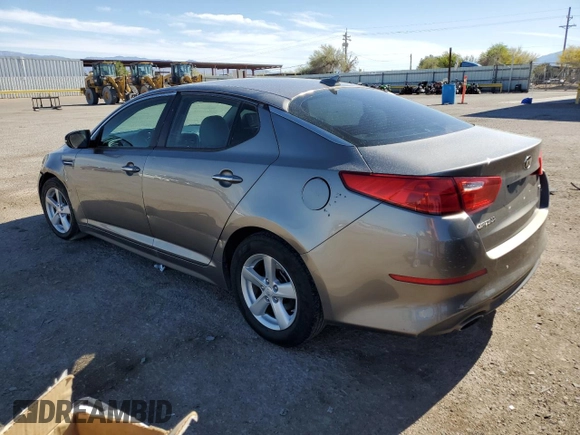 2015 Kia Optima LX with VIN 5XXGM4A73FG440923, listed as a Copart auction lot 54070525 with 124,902 mi miles and Clean Title. Bid and sale history available at carsss.com. Image 2.