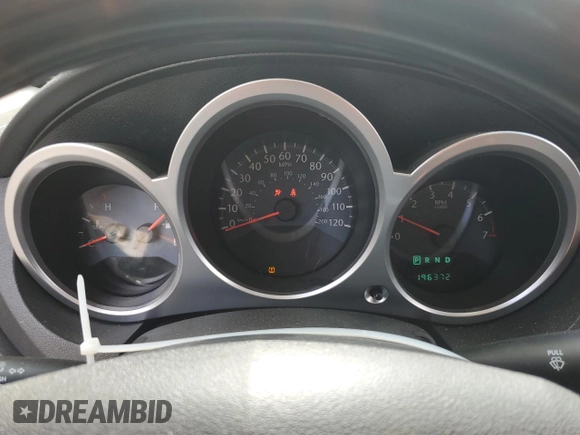 2010 Chrysler Sebring Limited with VIN 1C3CC5FD7AN133407, listed as a Copart auction lot 66102905 with 196,372 mi miles and Salvage title. Bid and sale history available at DreamBid. Image 9.