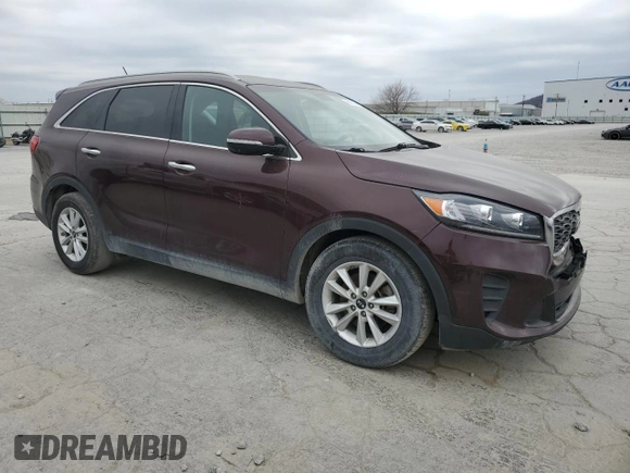 2020 Kia Sorento LX with VIN 5XYPG4A37LG659928, listed as a Copart auction lot 46437335 with 109,802 mi miles and Salvage Title. Bid and sale history available at carsss.com. Image 4.