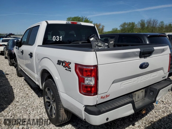 2020 Ford F-150 XL with VIN 1FTEW1EP0LKE72031, listed as a Copart auction lot 46611965 with 77,565 mi miles and Salvage Title. Bid and sale history available at carsss.com. Image 2.