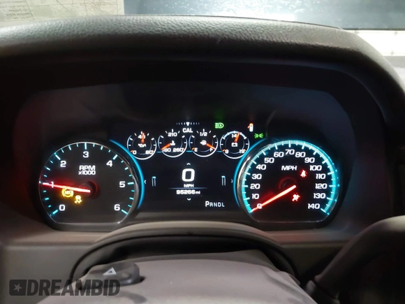 2019 Chevrolet Suburban Premier with VIN 1GNSKJKJ8KR169252, listed as a IAAI auction lot 41472231 with 95,266 mi miles and . Bid and sale history available at DreamBid. Image 7.