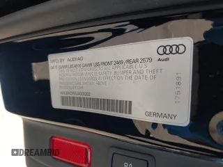 2018 Audi A5 Sportback Premium Plus z VIN WAUENCF55JA009202, wystawiony jako IAAI lot #42218463 z przebiegiem 51 866 mil mil oraz . Historia ofert i sprzedaży dostępna na DreamBid. Obrazek 9.