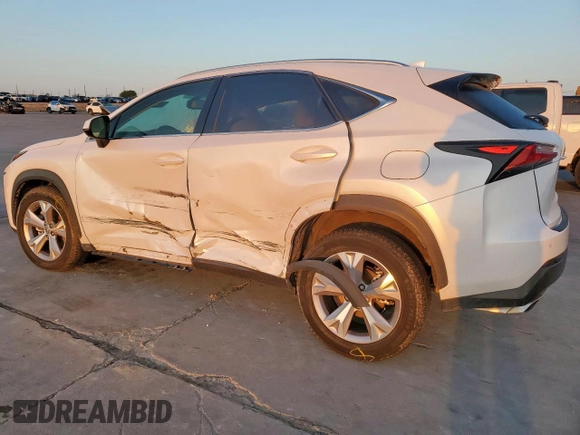2017 Lexus NX 200t with VIN JTJYARBZ9H2074403, listed as a Copart auction lot 52039815 with 93,589 mi miles and Salvage Title. Bid and sale history available at DreamBid. Image 2.