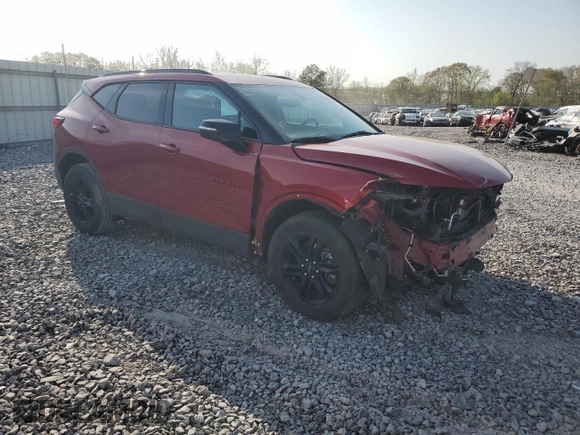 2021 Chevrolet Blazer LT z VIN 3GNKBCRS1MS527396, wystawiony jako Copart lot #51584065 z przebiegiem 74 251 mil mil oraz Szkoda całkowita • Salvage title. Historia ofert i sprzedaży dostępna na DreamBid. Obrazek 4.