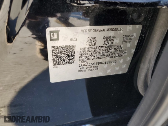 2019 Cadillac CTS-V z VIN 1G6A15S69K0144779, wystawiony jako Copart lot #81850564 z przebiegiem 62 478 mil mil oraz Czysty tytuł • Clean title. Historia ofert i sprzedaży dostępna na DreamBid. Obrazek 12.