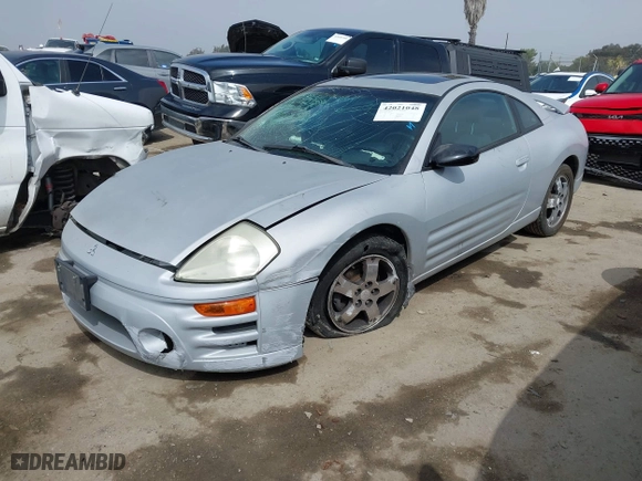 2003 Mitsubishi Eclipse GS with VIN 4A3AC44G73E150833, listed as a IAAI auction lot 42021048 with 86,257 mi miles. Bid and sale history available at carsss.com. Image 17.