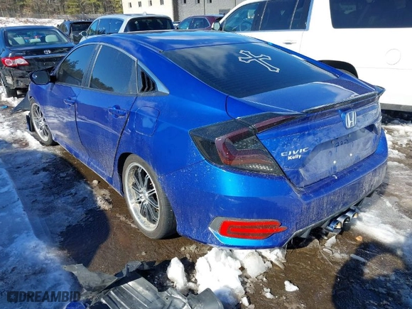 2019 Honda Civic Sedan Sport with VIN 2HGFC2F86KH605182, listed as a IAAI auction lot 41558457 with 84,246 mi miles. Bid and sale history available at carsss.com. Image 3.