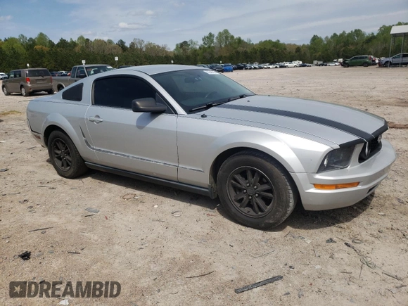 2005 Ford Mustang Deluxe with VIN 1ZVFT80N855113665, listed as a Copart auction lot 52346295 with 116,879 mi miles and Salvage title. Bid and sale history available at DreamBid. Image 4.
