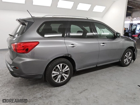 2017 Nissan Pathfinder S with VIN 5N1DR2MN6HC905034, listed as a Copart auction lot 88421955 with 108,227 mi miles and Salvage Title. Bid and sale history available at carsss.com. Image 3.