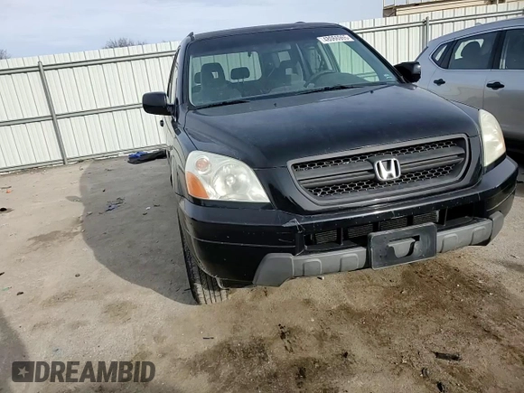 2005 Honda Pilot EX with VIN 5FNYF18425B056027, listed as a Copart auction lot 48066965 with 132,421 mi miles and Salvage Title. Bid and sale history available at carsss.com. Image 12.