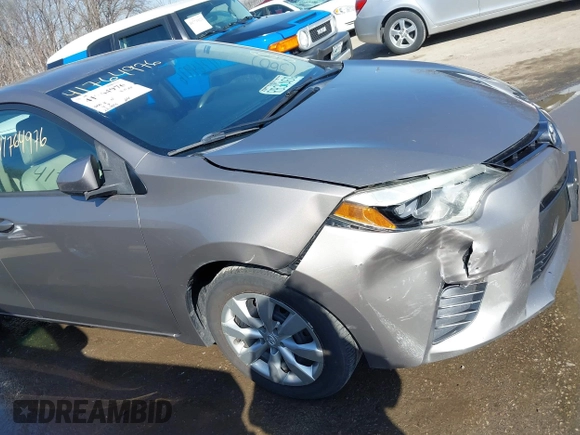 2015 Toyota Corolla L with VIN 5YFBURHE5FP345234, listed as a IAAI auction lot 41764976 with 221,888 mi miles and . Bid and sale history available at DreamBid. Image 6.