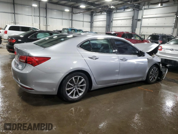 2019 Acura TLX with VIN 19UUB1F33KA009700, listed as a Copart auction lot 82205524 with 72,191 mi miles and Salvage Title. Bid and sale history available at carsss.com. Image 3.