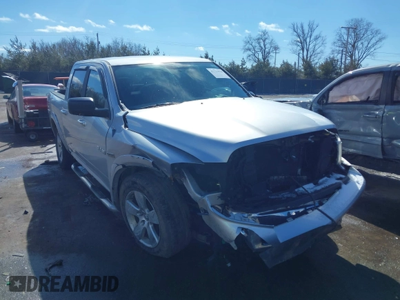 2009 Dodge 1500 SLT with VIN 1D3HV13T99S741708, listed as a IAAI auction lot 41731020 with 256,999 mi miles. Bid and sale history available at carsss.com. Image 1.