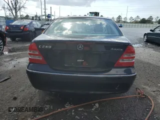 2004 Mercedes-Benz C 240 with VIN WDBRF81J84F554142, listed as a Copart auction lot 51578395 with Not provided miles and Salvage title. Bid and sale history available at DreamBid. Image 6.