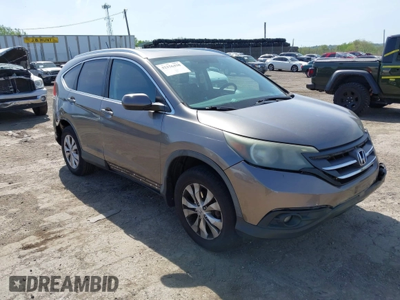 2012 Honda CR-V EX-L with VIN 5J6RM4H73CL012564, listed as a IAAI auction lot 42156438 with 165,346 mi miles and . Bid and sale history available at DreamBid. Image 1.