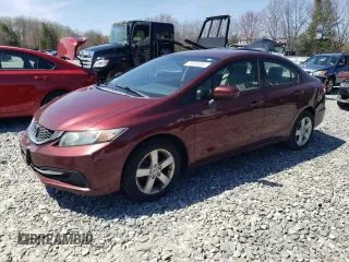 2014 Honda Civic Sedan LX with VIN 2HGFB2F56EH519464, listed as a Copart auction lot 54353265 with 0 mi miles and Clean Title. Bid and sale history available at carsss.com. Image 1.