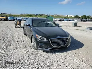 2018 Genesis G80 3.8L z VIN KMHGN4JE1JU226622, wystawiony jako Copart lot #54311945 z przebiegiem 52 742 mil mil oraz Szkody całkowita. Historia ofert i sprzedaży dostępna na DreamBid. Obrazek 14.
