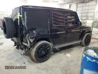 2023 Mercedes-Benz G 550 with VIN W1NYC6BJXPX490007, listed as a Copart auction lot 49424904 with 526 mi miles and Salvage Title. Bid and sale history available at DreamBid. Image 3.