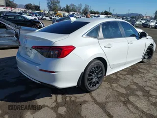 2023 Honda Civic Sedan LX with VIN 2HGFE2F27PH561321, listed as a IAAI auction lot 41332263 with 18,645 mi miles. Bid and sale history available at carsss.com. Image 4.