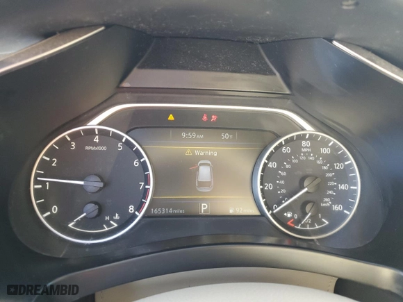 2016 Nissan Murano S with VIN 5N1AZ2MG9GN119011, listed as a Copart auction lot 82353424 with 165,314 mi miles and Salvage Title. Bid and sale history available at carsss.com. Image 9.