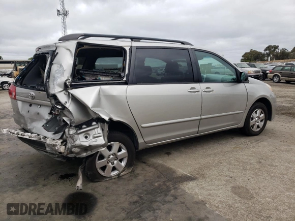 2006 Toyota Sienna CE with VIN 5TDZA23C16S538153, listed as a Copart auction lot 42437615 with 163,170 mi miles and Salvage Title. Bid and sale history available at carsss.com. Image 3.