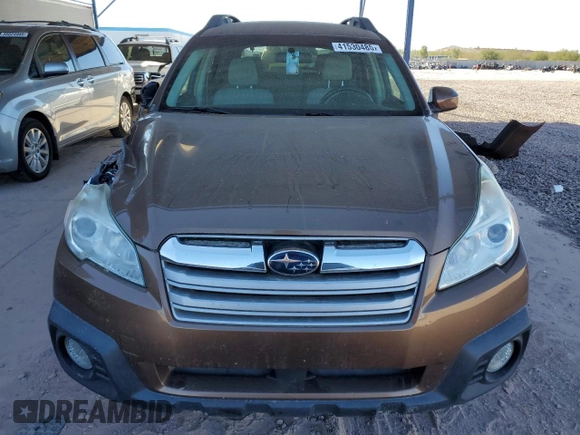 2013 Subaru Outback with VIN 4S4BRDAC3D2249770, listed as a Copart auction lot 41530485 with 121,117 mi miles and Salvage title. Bid and sale history available at DreamBid. Image 5.