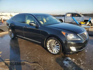 2016 Hyundai Equus Signature with VIN KMHGH4JH8GU104592, listed as a Copart auction lot 43361695 with 29,354 mi miles and Salvage Title. Bid and sale history available at DreamBid. Image 4.