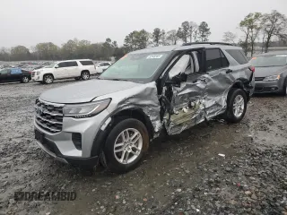 2025 Ford Explorer Active with VIN 1FMUK7DH9SGA26994, listed as a Copart auction lot 50146565 with 4,471 mi miles and Salvage Title. Bid and sale history available at carsss.com. Image 1.