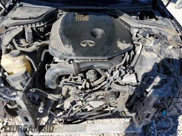 2017 Infiniti Q50 2.0t Premium with VIN JN1CV7AR0HM682499, listed as a Copart auction lot 72055093 with 95,130 mi miles and Salvage Title. Bid and sale history available at carsss.com. Image 11.